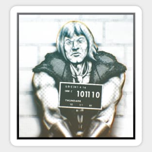 Thundarr mugshot Sticker